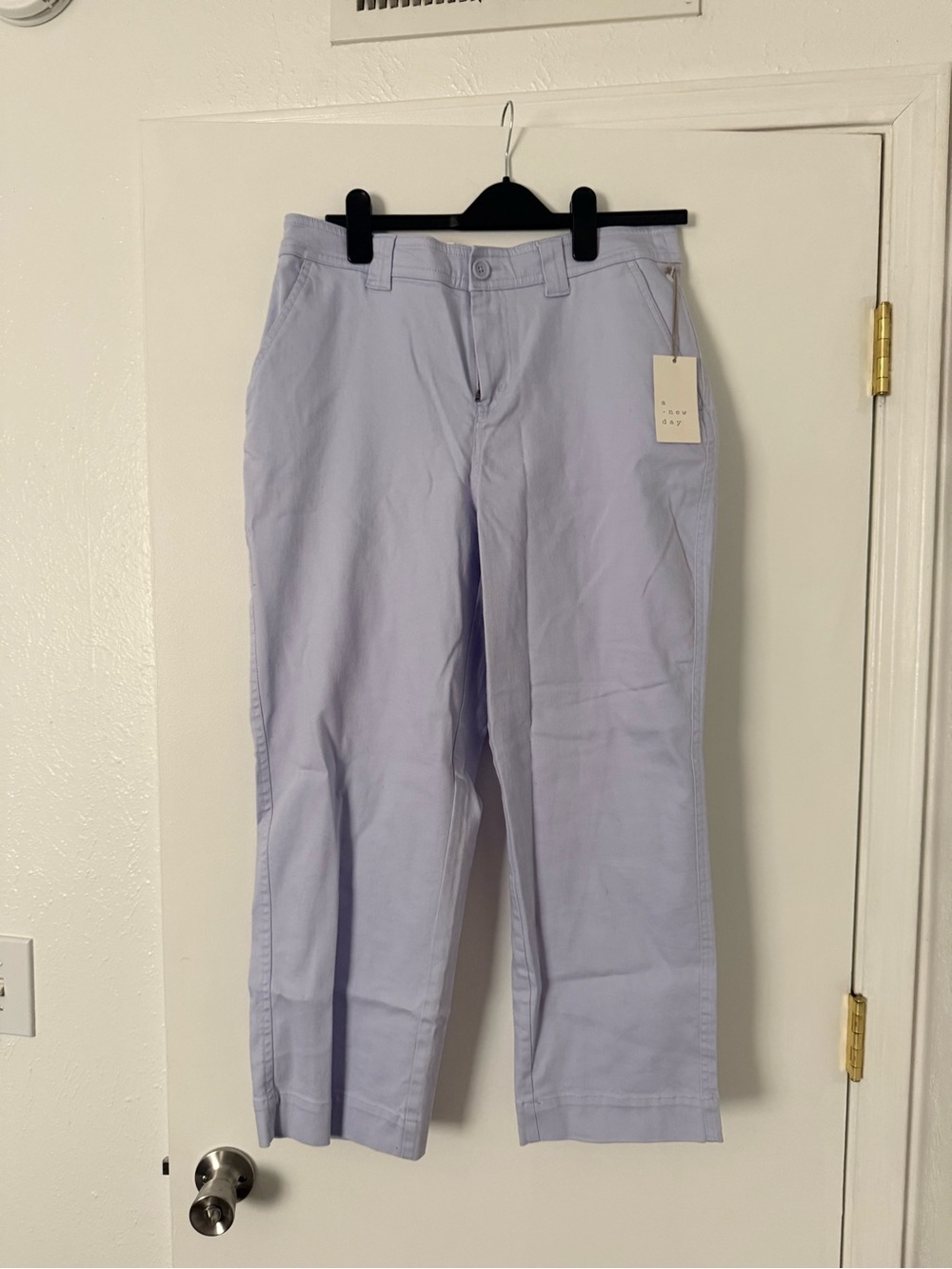 a new day Light Lavender Straight-Leg Chinos